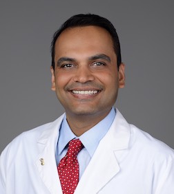 Dr. Patel smiling for his headshot photo